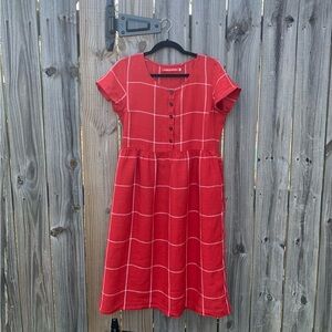 Pyne & Smith Red Windowpane M